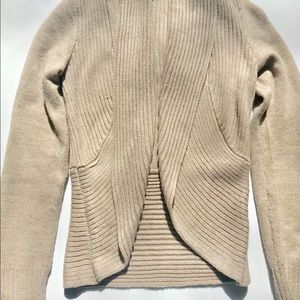 Tan cardigan